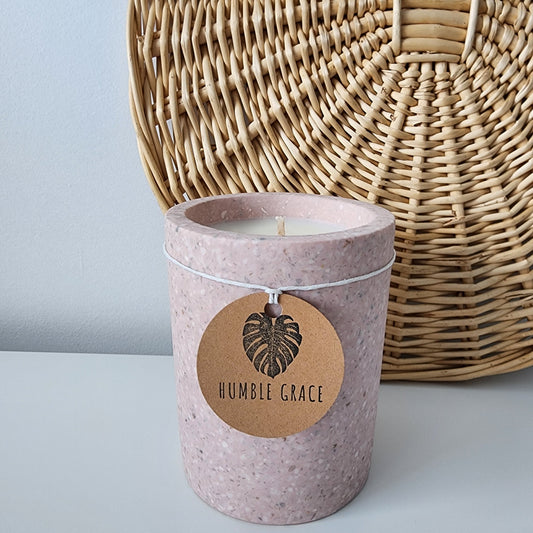 Pink Terrazzo Candle